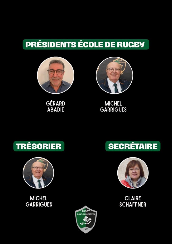 bureau ecole de rugby-rcqf-xv